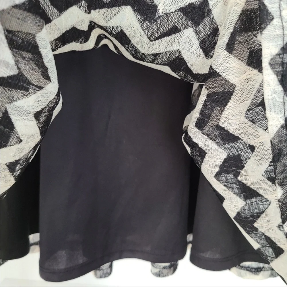 Zigzag stripe dress.